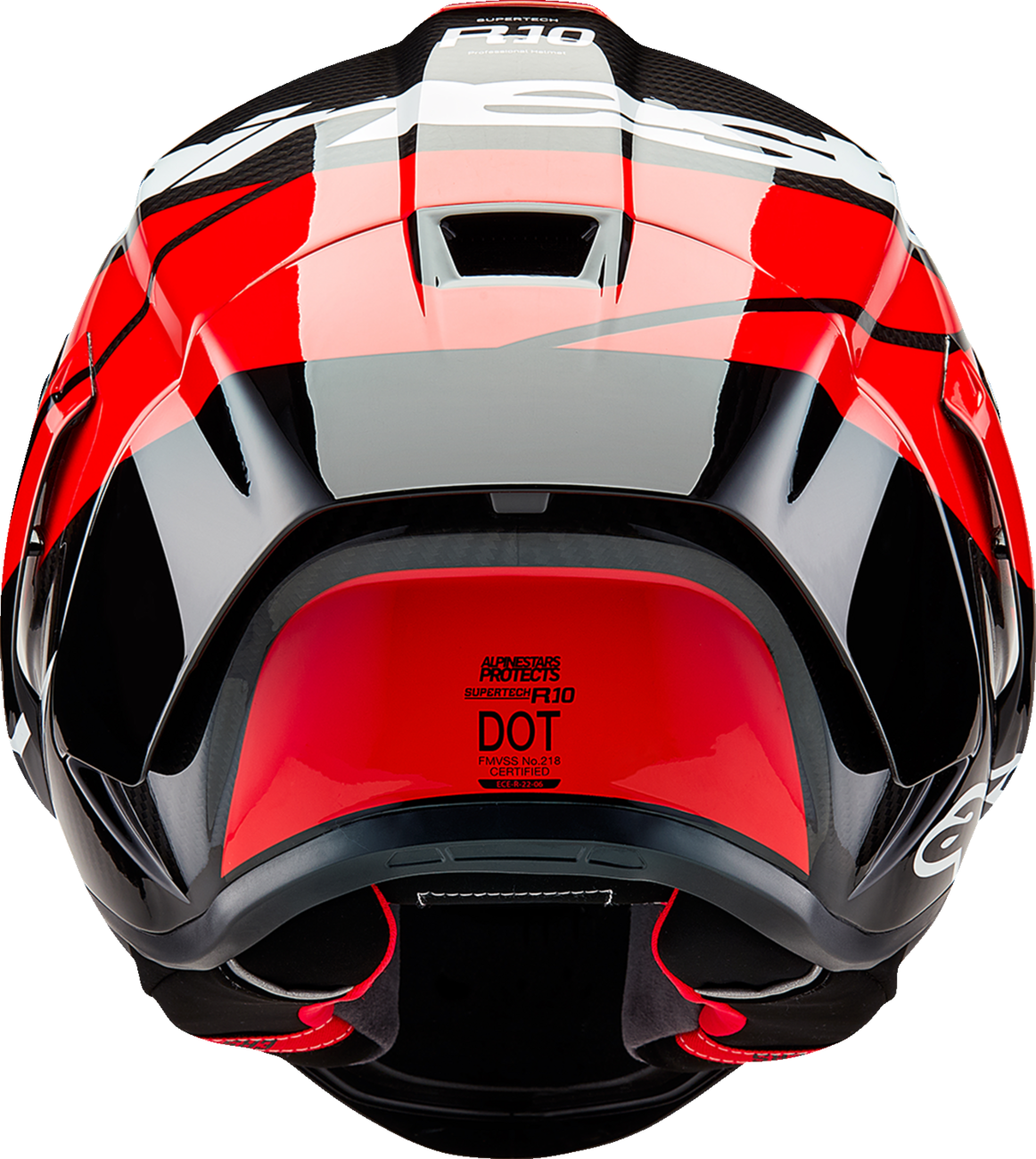 Supertech R10 Helmet - Element - Carbon/Red/White - XS