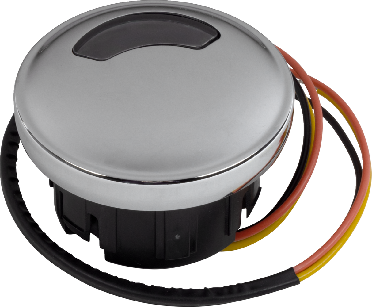 Fuel Gauge - OEM Chrome - Dyna/Softail/Touring \'08-\'23 2008 - 2023