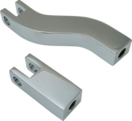 Passenger Peg Mount - Footpeg Supports - Chrome - FXD 2004 - 2005
