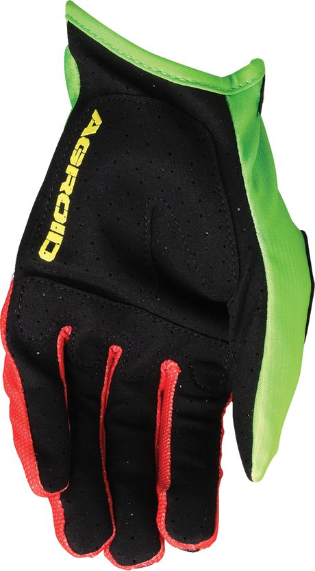 Agroid™ Pro Gloves - Green/Red - Large