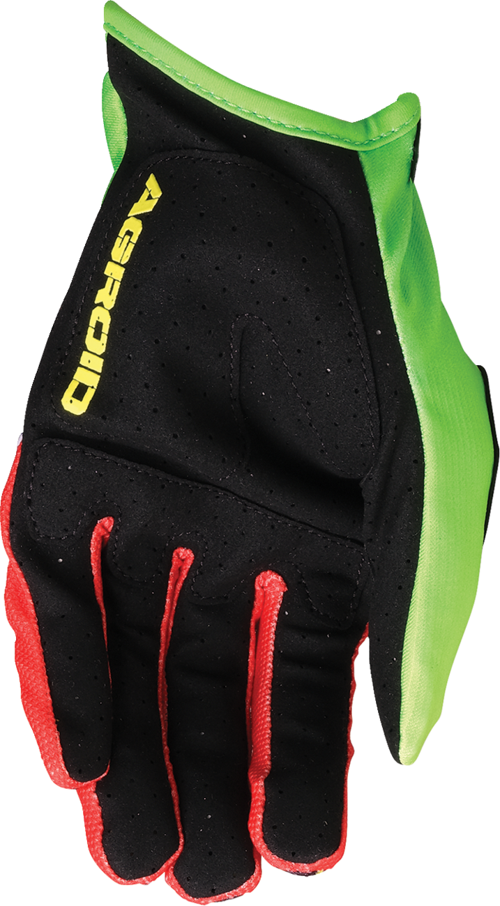 Agroid™ Pro Gloves - Green/Red - XL