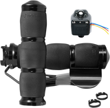 Grips - Heated - Air Cushion - Throttle Boss - Metric - Black 1984 - 2023