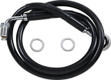 Brake Line - +6\" - Black - \'18-\'22 Softail 2018 - 2023