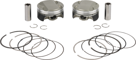 Piston Kit - 4.375\" Stroke - 107 CID - M8 2017 - 2024