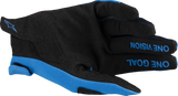 Radar MX Gloves - Blue/Black - Medium