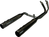 2-into-2 Dominator Exhaust System with 4-1/2\" Mufflers - Eclipse® with Race Tip - Twin Cam 2009 - 2016
