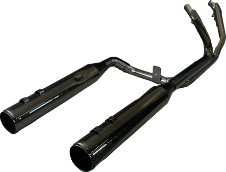 2-into-2 Dominator Exhaust System with 4-1/2\" Mufflers - Eclipse® with Race Tip - Twin Cam 2009 - 2016