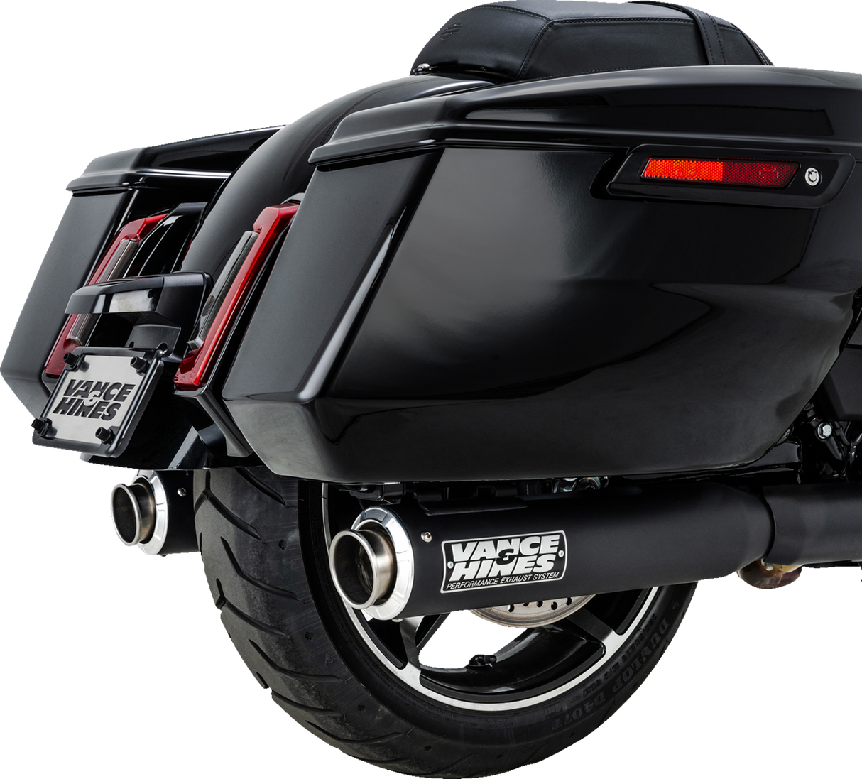 Supersport Slip-On Mufflers - Black - Touring 2017 - 2025