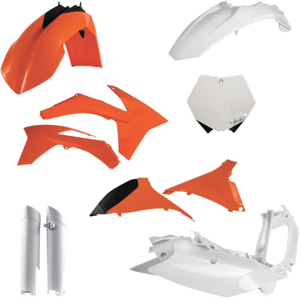 Full Replacement Body Kit - OEM Orange/White/Black 2011 - 2012