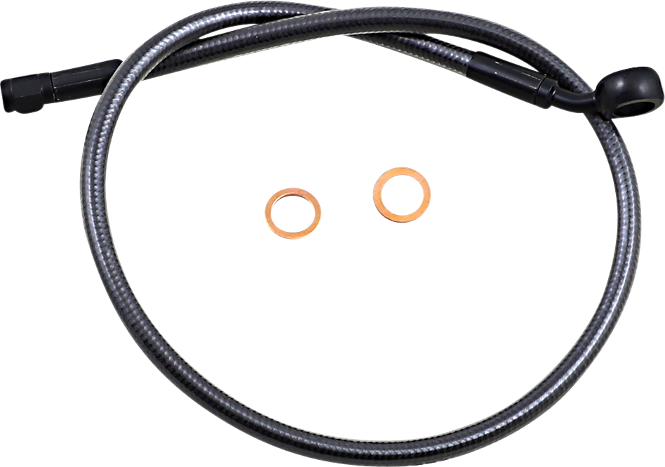 Brake Line - 12mm-35° - 26\" - Black Pearl