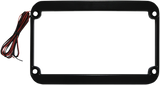 Lighted License Plate Frame - Black