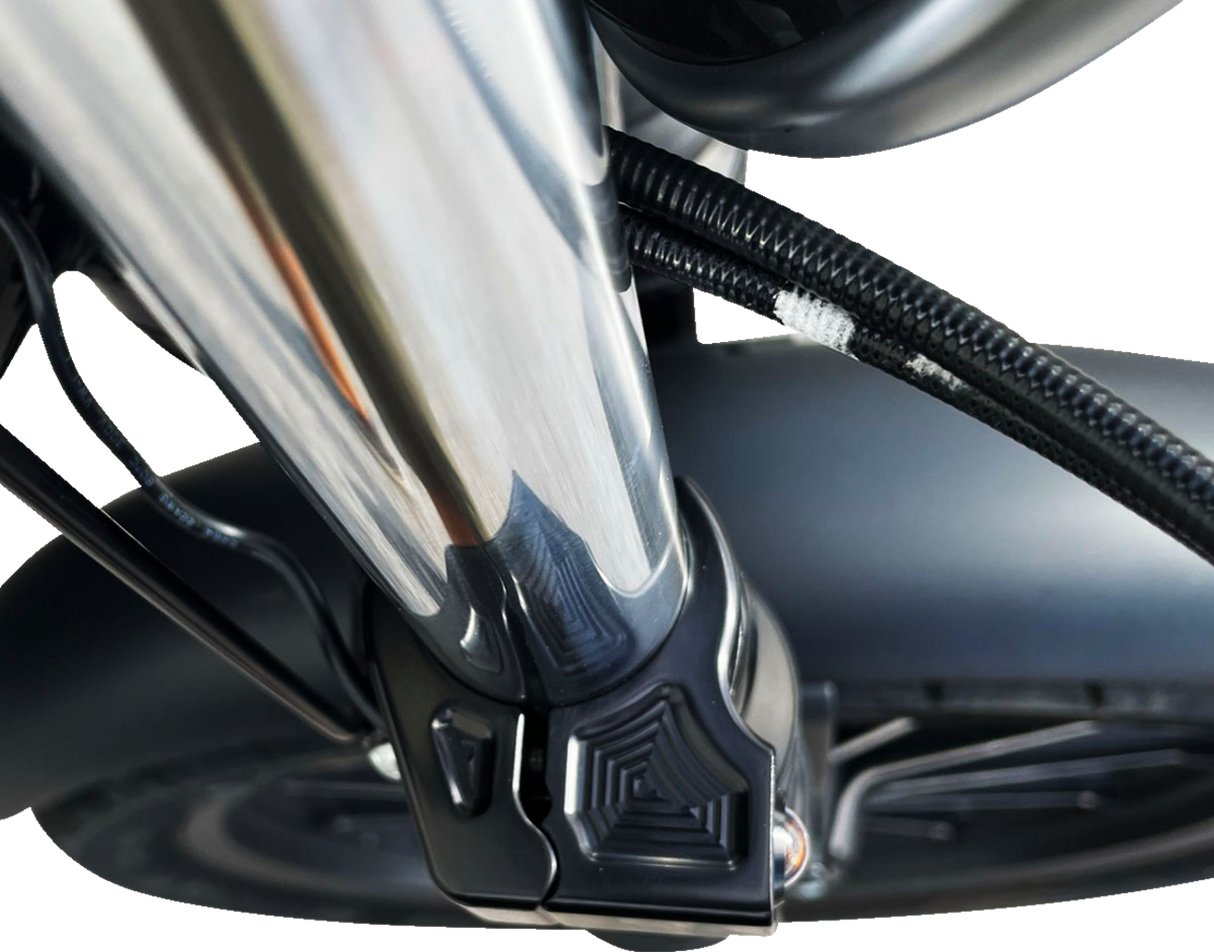 Turn Signal - 39 mm - Amber - Black