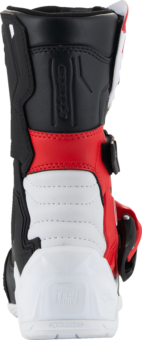 Kids Tech 3S Boots - Red/Black/White - US 11 / EU 29