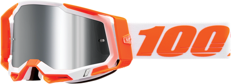 Racecraft 2 Goggles - Orange - Silver Flash Mirror