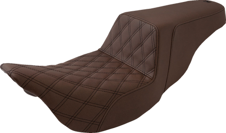 Step-Up Seat - Front Lattice Stitch - Brown - FL \'08-\'23 2008 - 2023