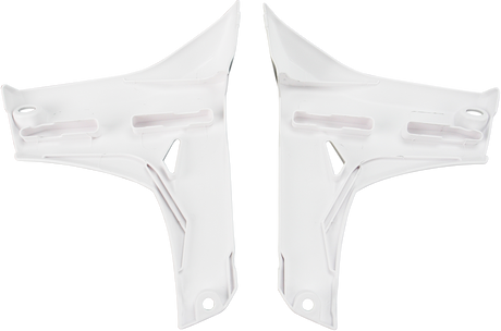Radiator Shrouds - Lower - White 2010 - 2013