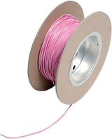 100\' Wire Spool - 18 Gauge - Pink/White