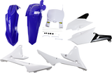 5 Piece Replica Body Kit - OE White/Blue/Black - YZ 250F/450F 2014 - 2018