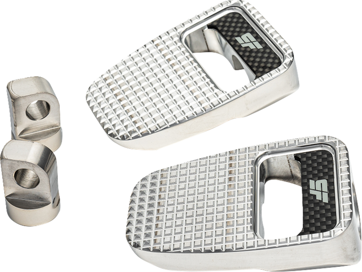 Footpegs - Silver Polished