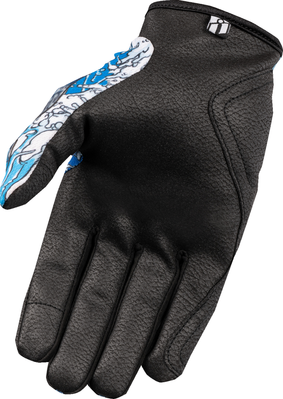 Hooligan™ Dino Fury Gloves - Blue - 2XL