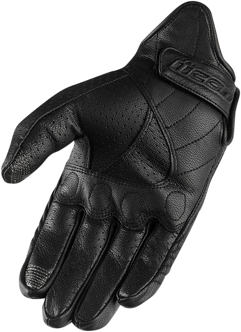 Pursuit Classic™ Perforated Gloves - Black - Medium