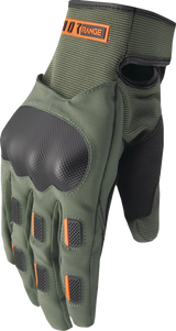 Range Gloves - Army/Orange - Medium