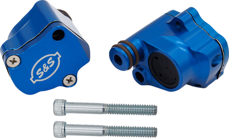 Breather Head Kit - Billet Anodized Blue - M8 2017 - 2024