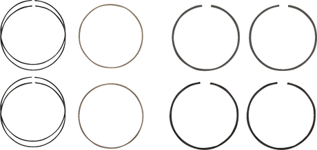Piston Rings - 107\" Motor - 3.937\" Standard - M8 2017 - 2020