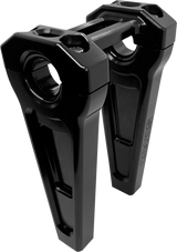 Risers - Straight - 6\" - Black