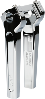 Risers - Straight - 8\" - Chrome