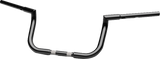 1-1/4\" Twin Peaks Touring Handlebar - 8\" - Black 2023 - 2024