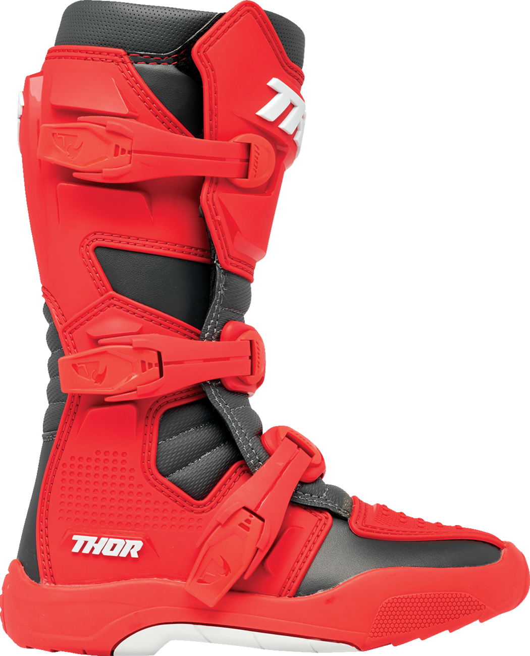 Youth Blitz XR Boots - Red/Charcoal - Size 2