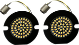 Amber/White LED Turn Signal Inserts 1986 - 2022