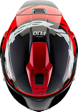 Supertech R10 Helmet - Element - Carbon/Red/White - Large