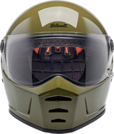 Lane Splitter Helmet - Gloss Olive Green - Small