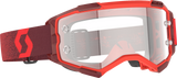 Fury Goggle - Red - Clear Works Lens