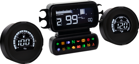 Complete D2 Gauge Kit - Engine Temperature - Harley Davidson® - Baggers 2014 - 2023