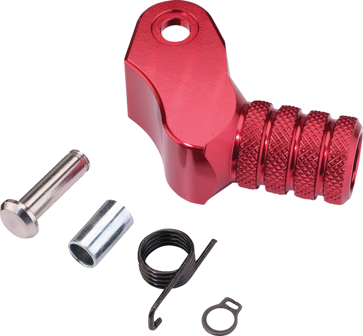 Knurled Shift Lever Tip - 20 mm - Red