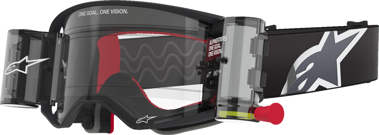 Supertech Roll-Off Goggle - Corp - Black/Gray - Clear Lens