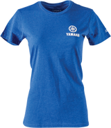 Women\'s Yamaha Icon T-Shirt - Heather Royal Blue - Medium