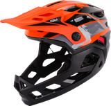 Child Maya Full Face Helmet - Race - Gloss Orange/Gray/Black - OS
