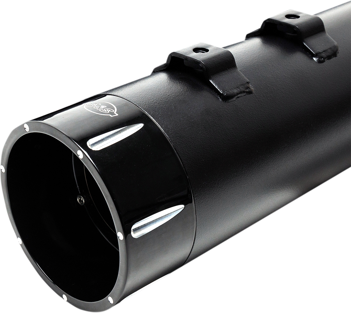 4-1/2\" MK45 Performance Mufflers - Black with Black Tracer 2006 - 2016