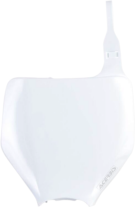 Front Number Plate - White 2003 - 2008