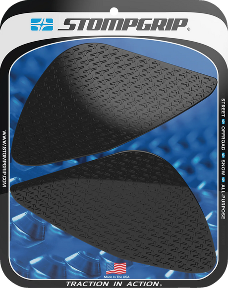 Traction Pad Tank Grips - Icon - Black - Speed Triple 1200RR/RS 2021 - 2024