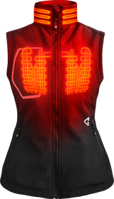 Women\'s 7V Torrid Softshell Heated Vest 2.0 - Black - XL