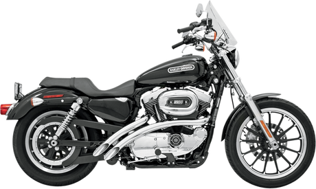 Radial Sweeper Exhaust - Chrome - \'86-\'03 XL 1986 - 2003