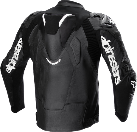 Atem v5 Leather Jacket - Black/White - US 44 / EU 54