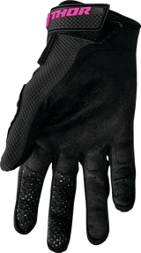 Women\'s Sector Gloves - Black/Pink - Medium