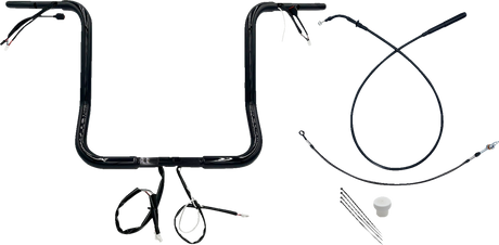 1-1/4\" EZ Install Round Top Handlebar - 16\" - Black 2023 - 2024