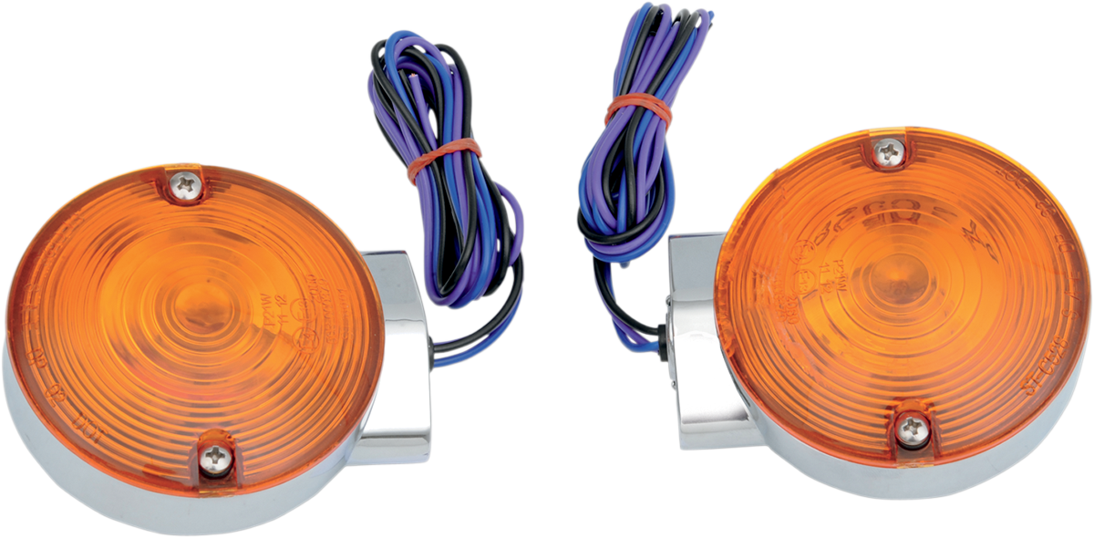 Turn Signal Light Kit - Chrome - Front FLT 1999 - 2022